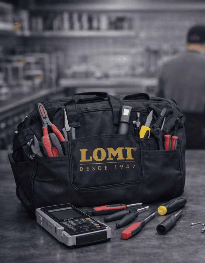 Equipo especializado. Reparación maquinaria LOMI