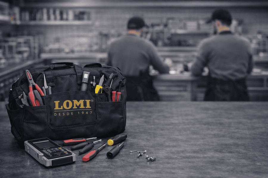 Equipo especializado. Reparación maquinaria LOMI